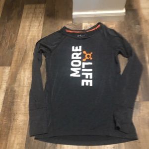 Womens small More Life L/S top
